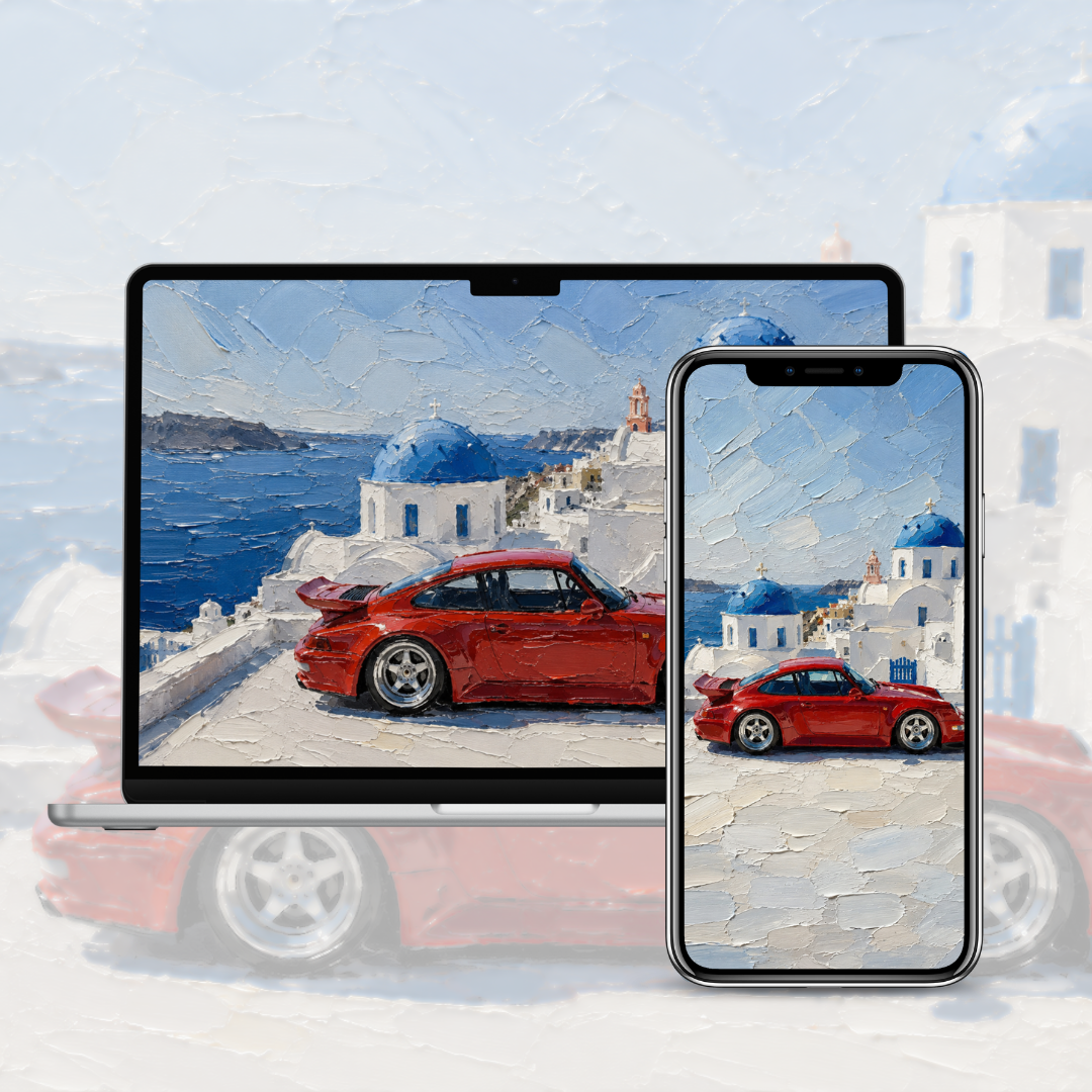 The Velluto No Time Bundle - 10 Painted Wallpapers (iPhone + Mac, 4K)