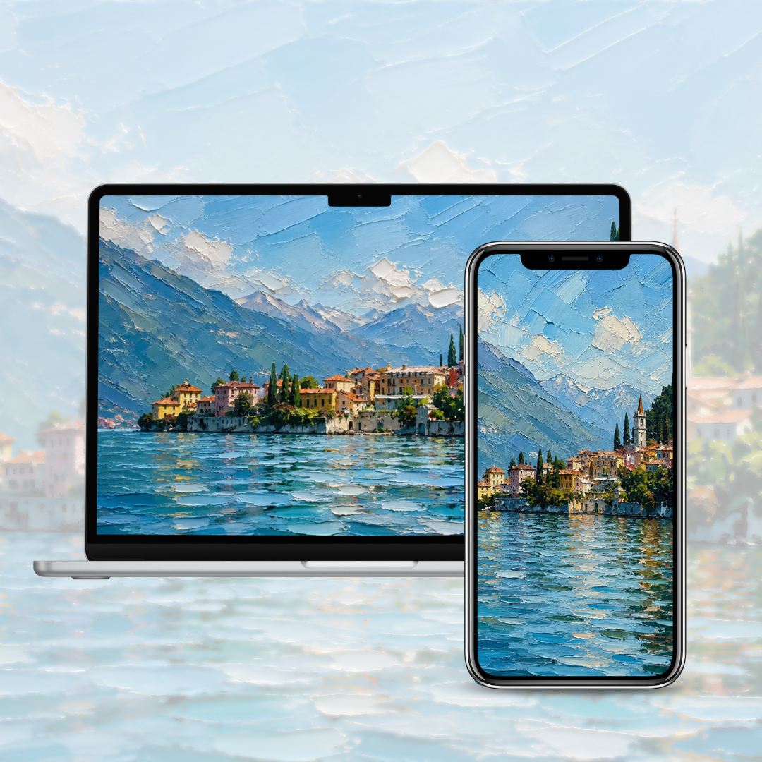 The Velluto No Time Bundle - 10 Painted Wallpapers (iPhone + Mac, 4K)